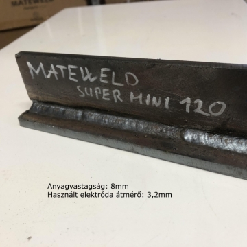 MATEWELD Hungary Buffalo Power™ Super Mini 120 inverteres hegesztő + Lift Tig funkció, Kofferrel, csomagban