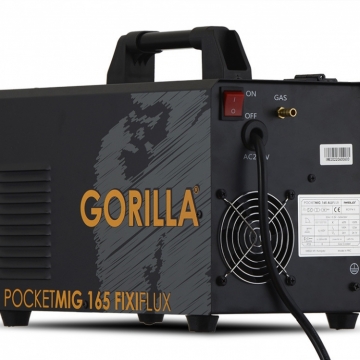 IWELD GORILLA POCKETMIG 165 FIXIFLUX inverteres hegesztőgép csomagban