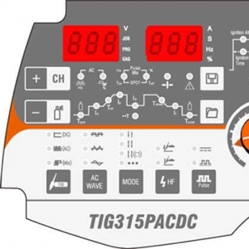 Jasic PROTIG 315P (E202) AC/DC inverteres hegesztőgép vízhűtő + kocsi