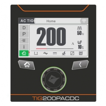 Jasic EVO20 TIG 200P AC/DC (E2S13) LCD inverteres hegesztőgép