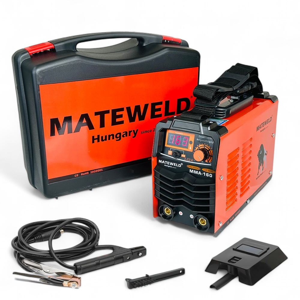 MATEWELD Hungary Buffalo Power™ MMA 160 inverteres hegesztő + Lift Tig funkció, Kofferrel